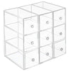 iDesign Clarity 3-Schubladen Bad Organizer L17,8xB8,6xH22,9 cm - The Home Habit