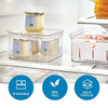 iDesign Crisp Kühlschrankbox für Küche & Gefrierschrank, stapelbar 16,1 x 16,1 - The Home Habit